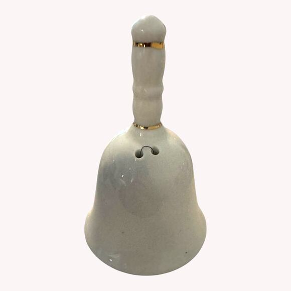 Christmas Snowman Handbells Porcelain Holiday Bells Winter Decor Lot 4 - Picture 4 of 10